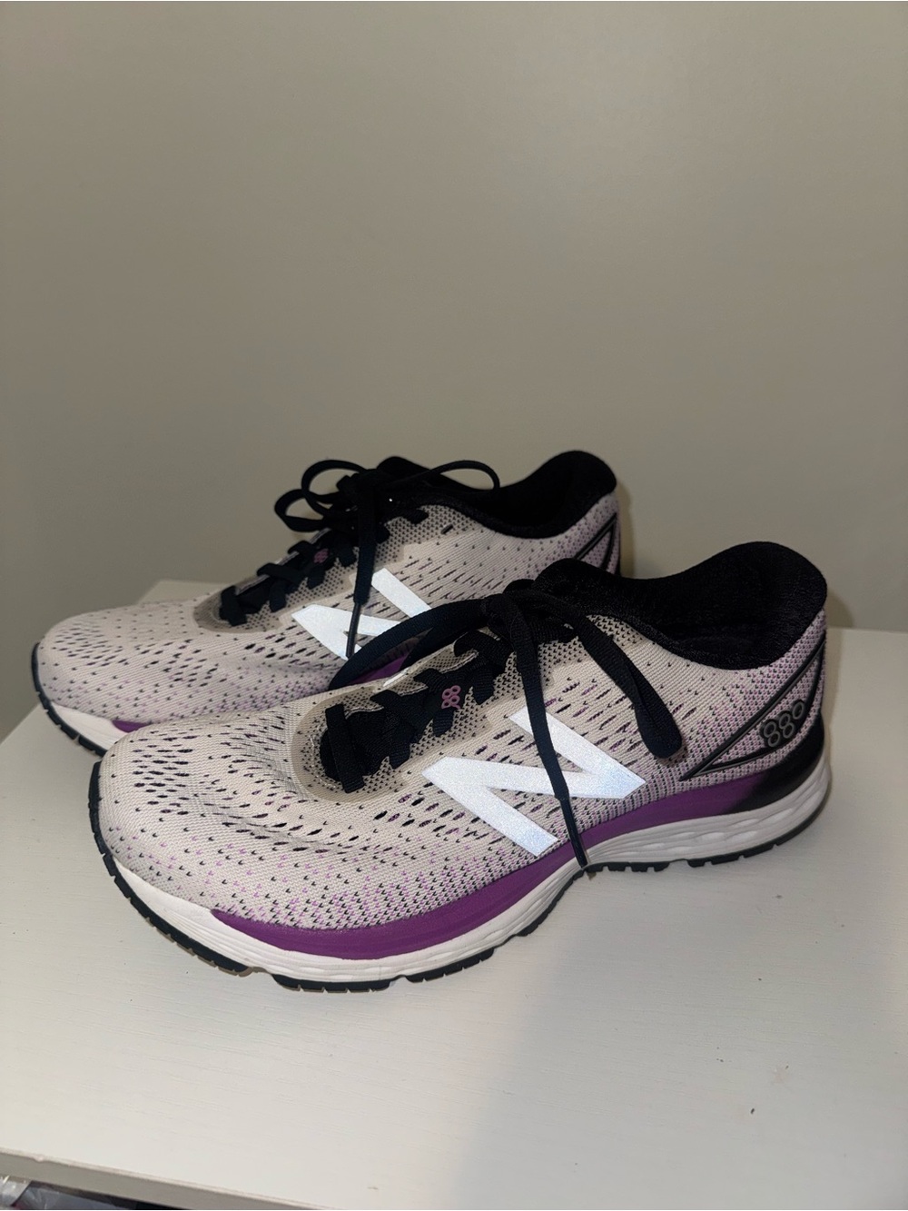 New Balance Women’s Running Shoes in Light Pink, Purple and Black